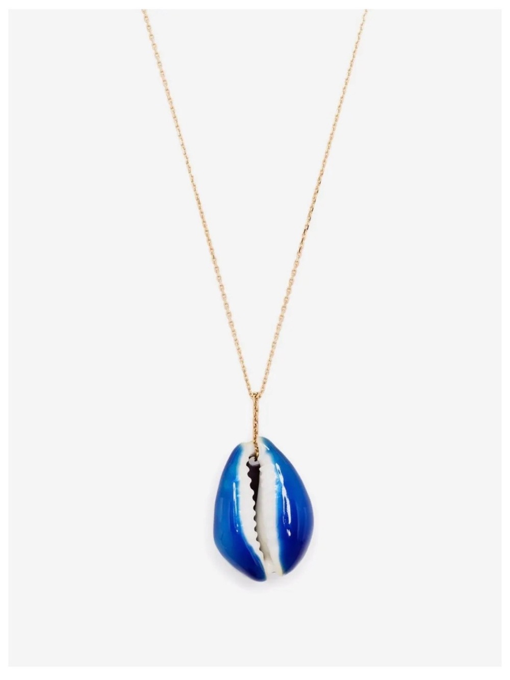Aurelie Biedermann 18kt Yellow Gold Merco Conch Shell Necklace, $712